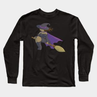 Purple Witch Long Sleeve T-Shirt